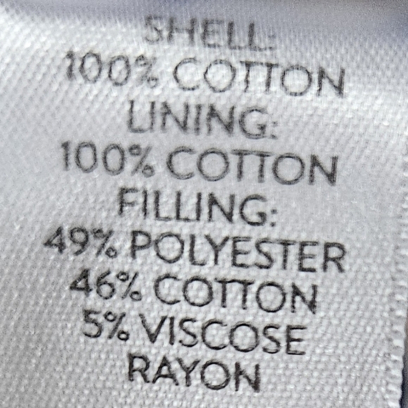 J. Jill Red and White Open Front Side Pockets Quilted Jacket Size S - Picture 9 of 9